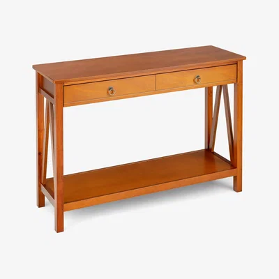 The Range Modern Console Table - Cherry