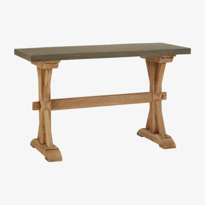 The Range Pompeii Wooden Console Table - Brown