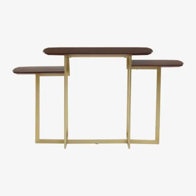 The Range Villi 3 Tier Console Table - Brown