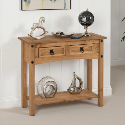 The Range Corona Essentials 2 Drawer Console Table
