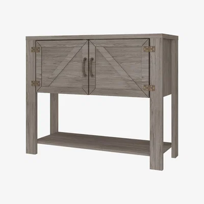 The Range Zurich 2 Door Console Table - Grey