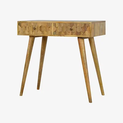 The Range Pineapple Carved Console Table - Orange