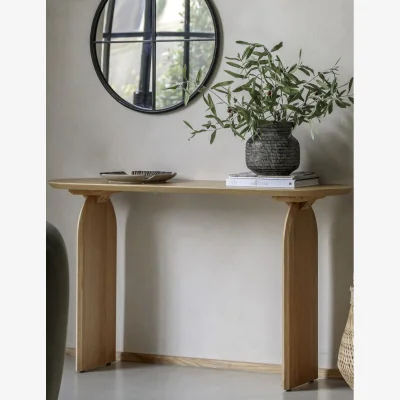 Rose & Grey Orson Retro Curved Console Table