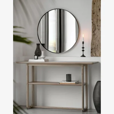Rose & Grey Albie Minimalist Console Table - Smoked