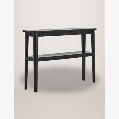 Rose & Grey Balance Black Console Table