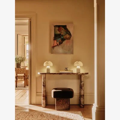 Soho Home Paloma Console Table, Rosso Orobico