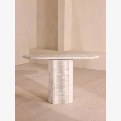 Soho Home Stallone Console Table, Arabescato Faniello Marble