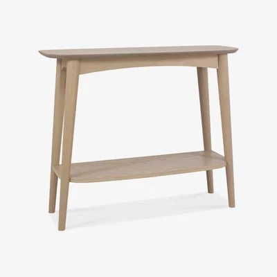 Teddy Beau Bentley Dansk With Shelf Scandi Oak Console Table