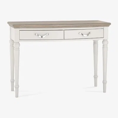 Teddy Beau Bentley Montreux Soft Grey And Grey Washed Oak Rectangular Dressing Table
