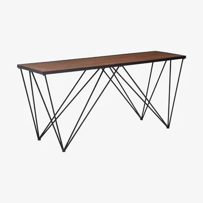 Teddy Beau Teddy's Collection Newbury Brown Rectangular Console Table