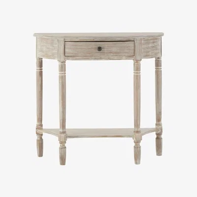 Teddy Beau Teddy's Collection Harold Half Moon Brown Console Table