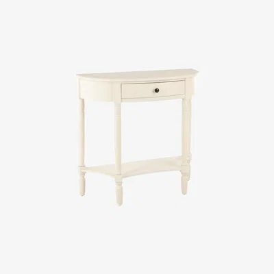 Teddy Beau Teddy's Collection Harold Antique White Console Table