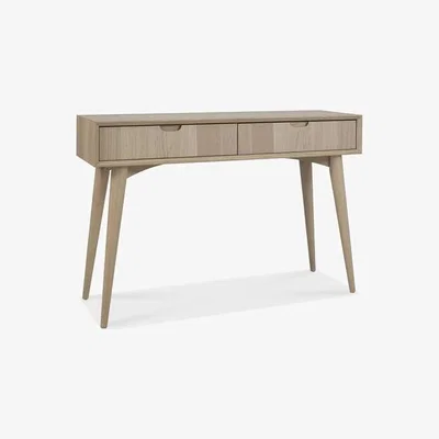 Teddy Beau Bentley Dansk With Drawers Scandi Oak Rectangle Console Table