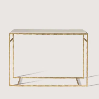 Tobias Oliver Porta Romana | Giacometti Small Console Table | Versailles Gold