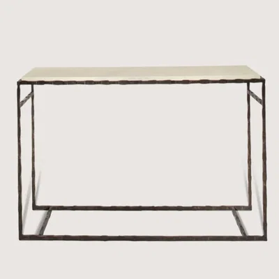 Tobias Oliver Porta Romana | Giacometti Console Table Large | Bronzed