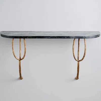 Tobias Oliver Porta Romana | Logan Wall Mount Console Mini | Verde Fantastico