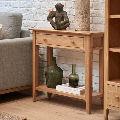 Woods Furniture Trento Oak Console Table