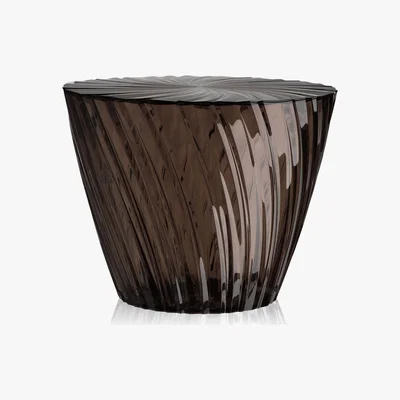 Amara Kartell - Sparkle Stool/Side Table - 35cm - Smoke