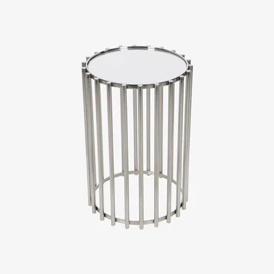 Amara Luxe - Steel Mirror Table