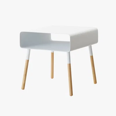 Amara Yamazaki - Plane Low Side Table - White