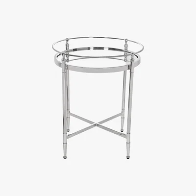 Amara A by AMARA - Round Mirror Side Table