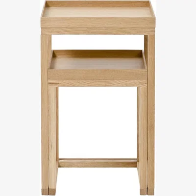 Amara Wooden Nesting Side Tables