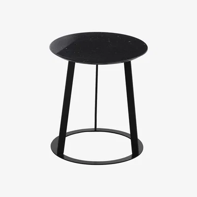 Amara Horm & Casamania - Albino Family Marble Side Table - 45cm - Black