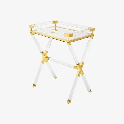 Amara Jonathan Adler - Jacques Tray Table - Brass