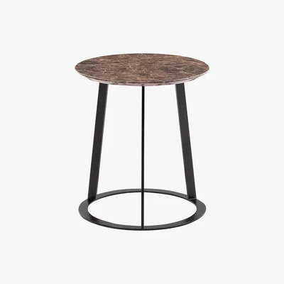 Amara Horm & Casamania - Albino Family Marble Side Table - 45cm - Emperador