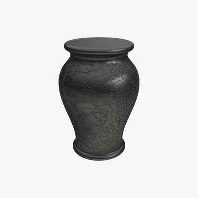 Amara Qeeboo - Ming Vase Side Table - Black