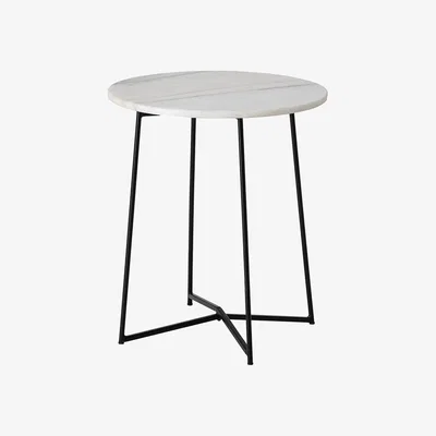 Amara Bloomingville - Anou Marble Side Table - White