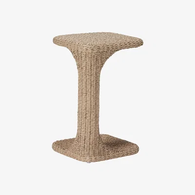 Amara Made Goods - Devante Wicker Side Table - Natural
