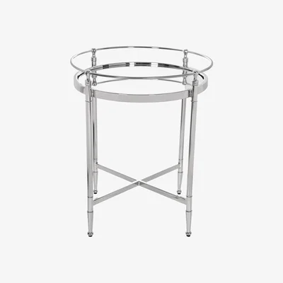 Amara Luxe - Round Mirror Side Table