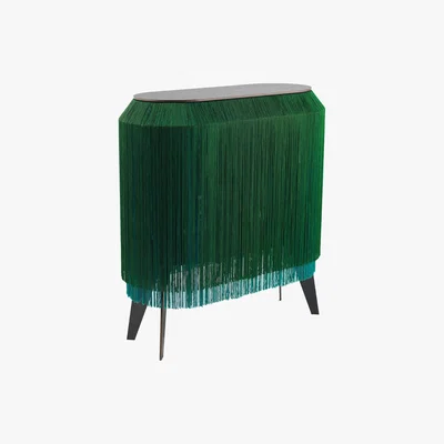 Amara ibride - Baby Alpaga Side Table - Sparkling Green