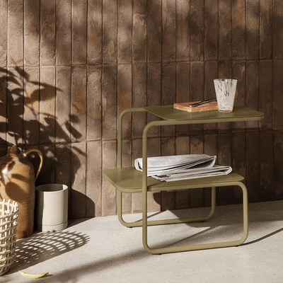 Amara ferm LIVING - Level Side Table - Olive