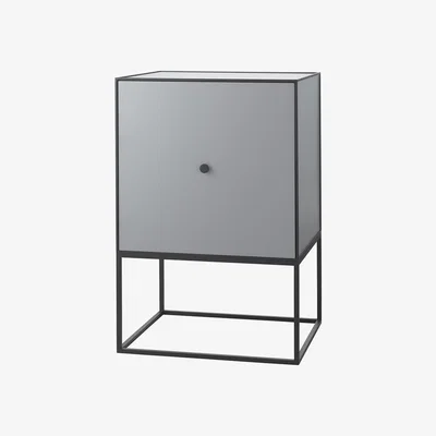 Amara By Lassen - 49 Frame Side Table - Dark Grey/Black