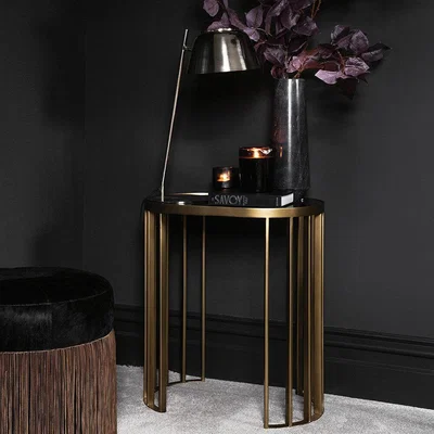 Amara Luxe - Marble Top Oval Side Table