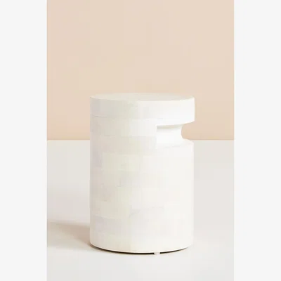 Anthropologie Tribal Carved Side Table