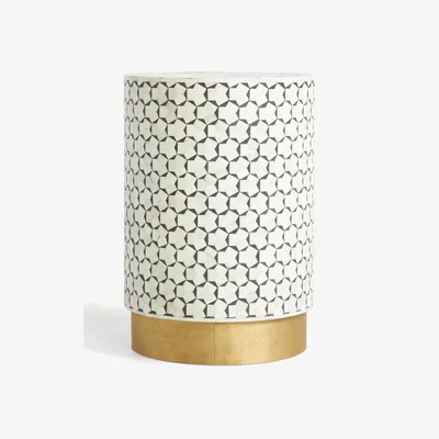 Anthropologie Targua Inlay Side Table