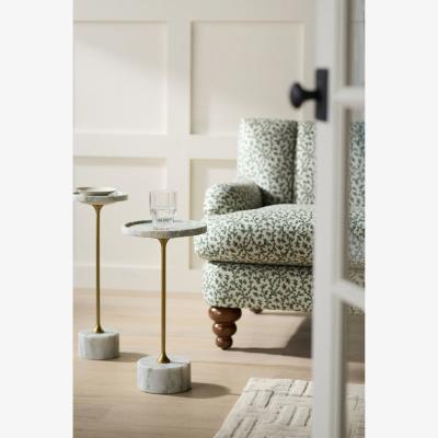 Anthropologie Swirling Marble Side Table
