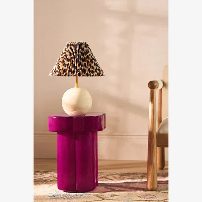 Anthropologie Manor Glass Side Table