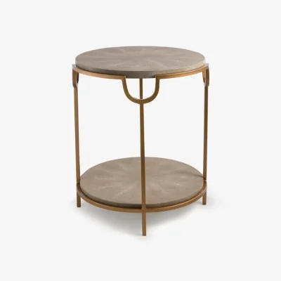 Andrew Martin Katia Side Table Cream, Side Table - Andrew Martin