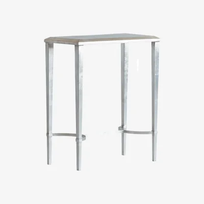 Andrew Martin Kazan Side Table Light Grey, Side Table - Andrew Martin