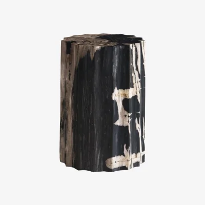 Andrew Martin Petrified Scallop Log Side Table, Side table or stool - Andrew Martin