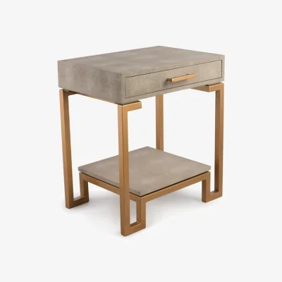 Andrew Martin Flex Side Table Cream, Side Table, Cream - Andrew Martin
