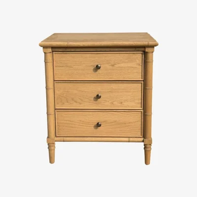 Andrew Martin Shelley Bedside Weathered Oak, Side Table - Andrew Martin