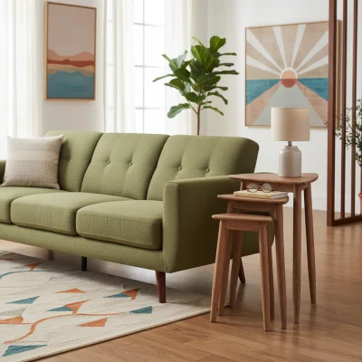 Arighi Bianchi Occasional Scandi Nest Tables