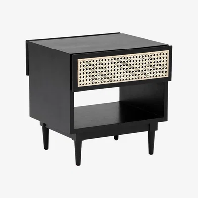 Barker and Stonehouse Hague Lamp Table, Black Wood | Barker & Stonehouse