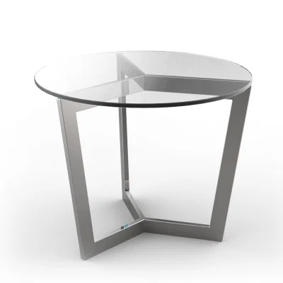 Barker and Stonehouse Reflect  Glass Side Table, Choice of Colour