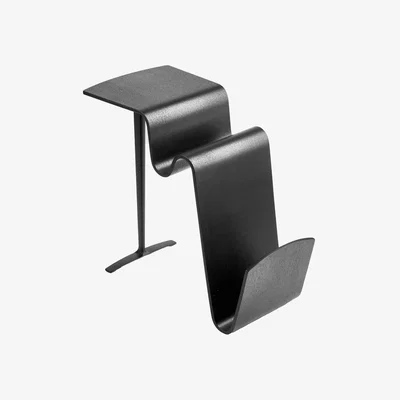 Barker and Stonehouse Conform Funco Table, Black Wood | Barker & Stonehouse